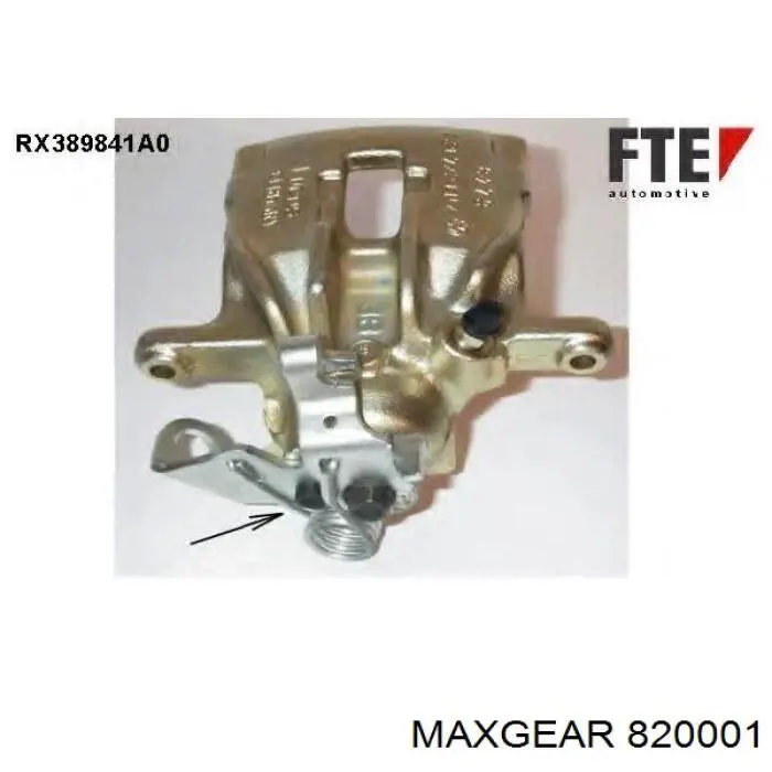 Супорт гальмівний задній лівий Maxgear 820001 ціна, від 50.92 USD