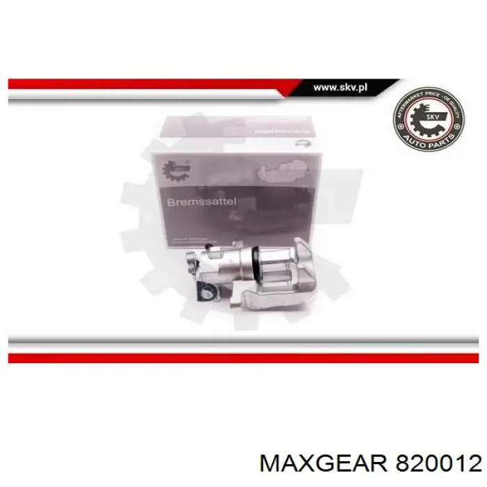 Купити 820012 Maxgear Супорт задній лівий