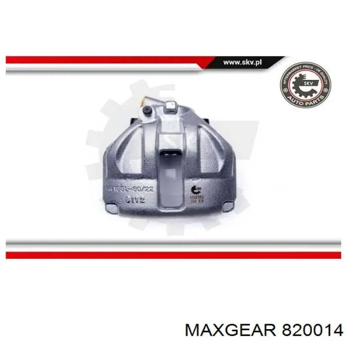 820014 Maxgear Супорт гальмівний, передній, лівий