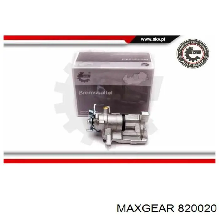 820020 Maxgear Супорт гальмівний задній правий