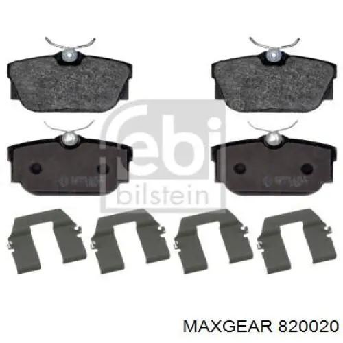 Купити 820020 Maxgear Супорт задній правий