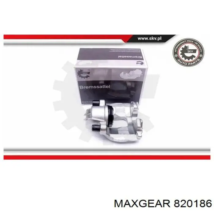 Супорт гальмівний, передній, правий Maxgear 820186