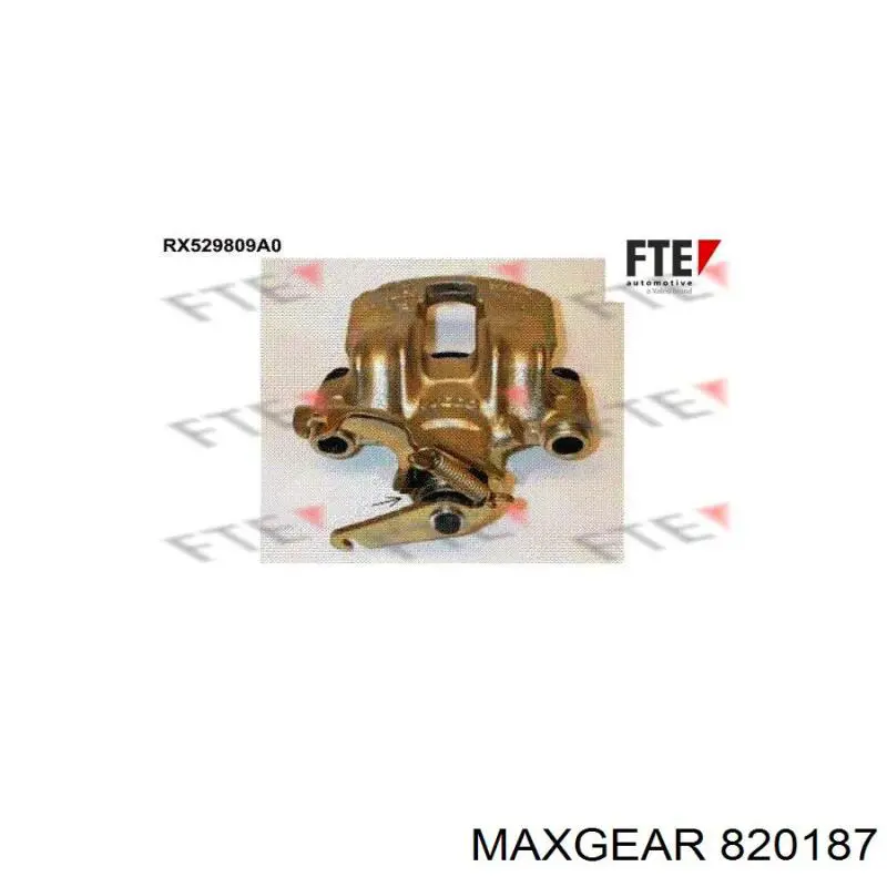 Купити 820187 Maxgear Супорт задній лівий