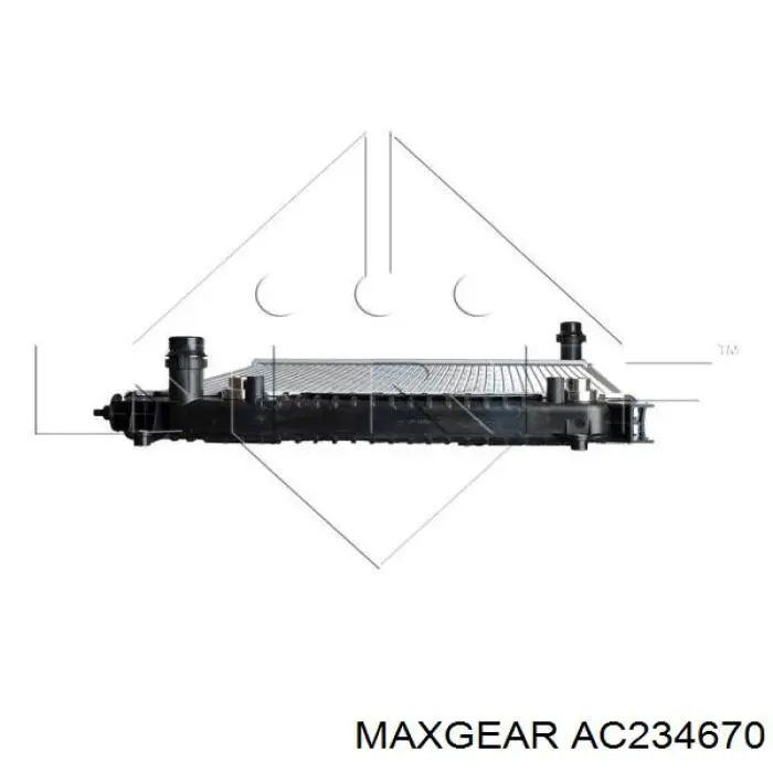Радіатор AC234670 Maxgear
