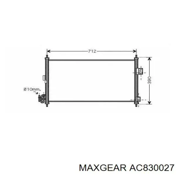 Конденсатор кондиціонера Maxgear AC830027 ціна, від 64.27 USD