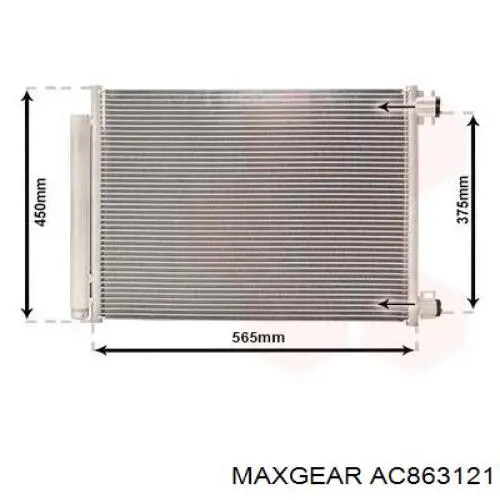 Радіатор кондиціонера CD491156 Koyorad