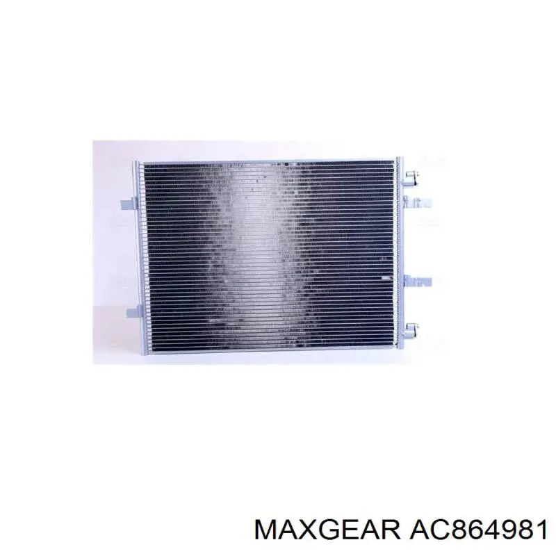 Радіатор кондиціонера AC864981 Maxgear