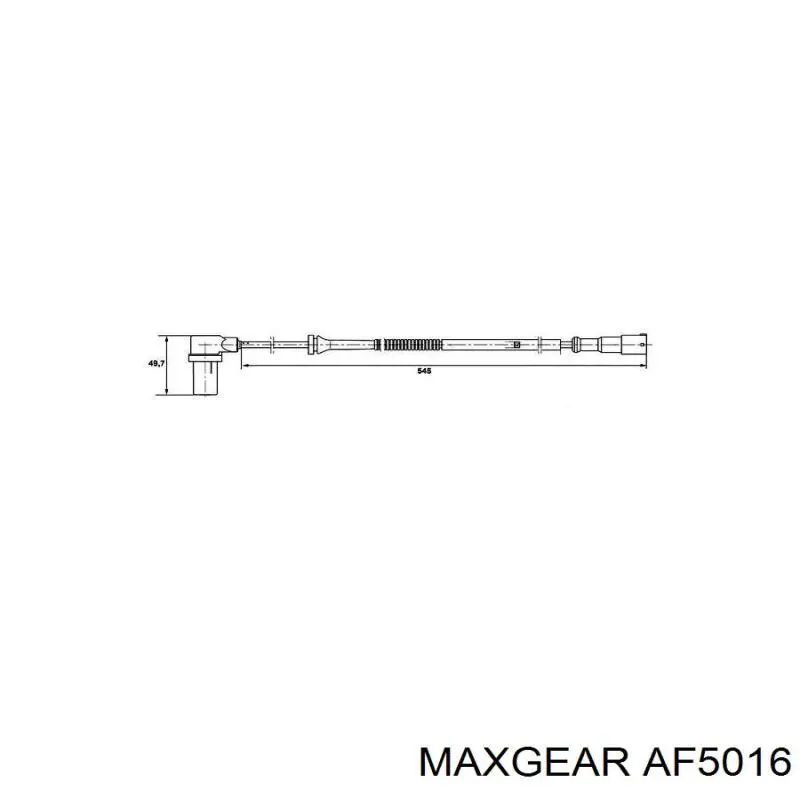Повітряний фільтр AF5016 Maxgear