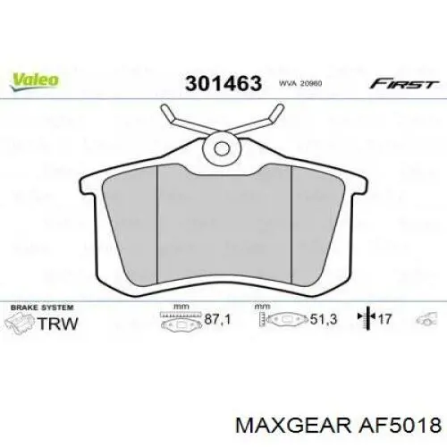 Купити AF5018 Maxgear Автомобільний фільтр повітря