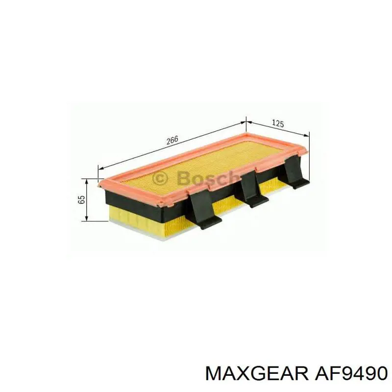 AF9490 Maxgear фільтр повітряний