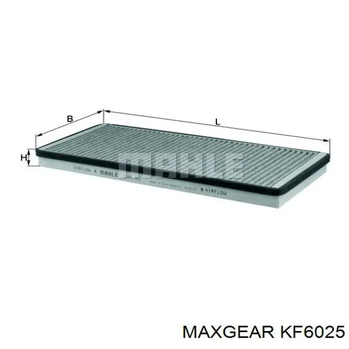 KF6025 Maxgear Внутрішньосалонний фільтр