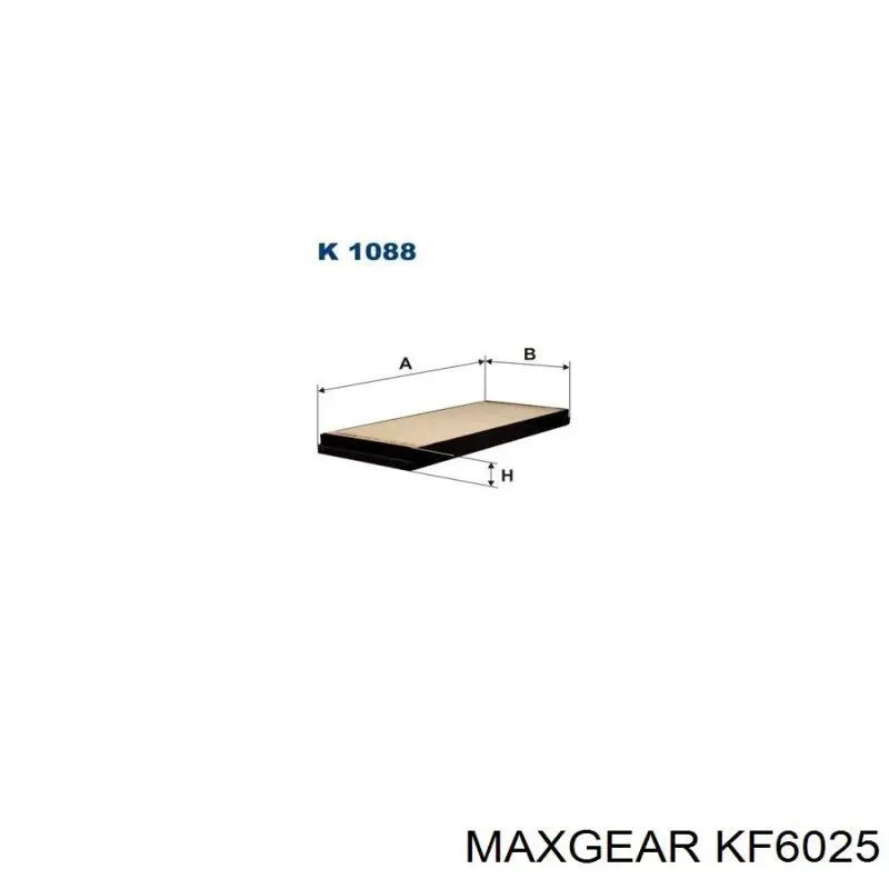 Фільтр повітряний обігрівача Maxgear KF6025 ціна, від 5.70 USD