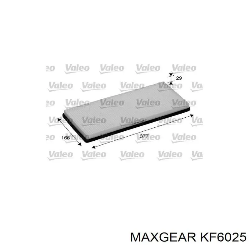 Фільтр повітряний обігрівача Maxgear KF6025 ціна, від 5.70 USD