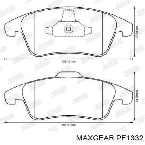 Паливний фільтр PF1332 Maxgear