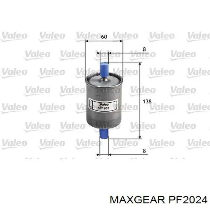 Паливний фільтр PF2024 Maxgear