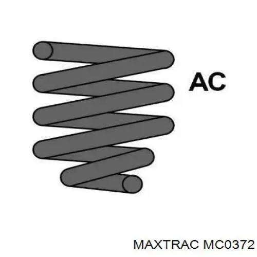 Пружина задня MC0372 Maxtrac