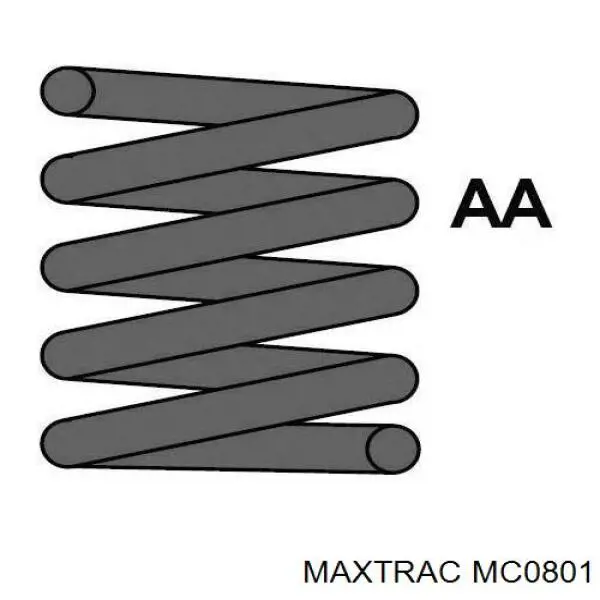 MC0801 Maxtrac пружина задня