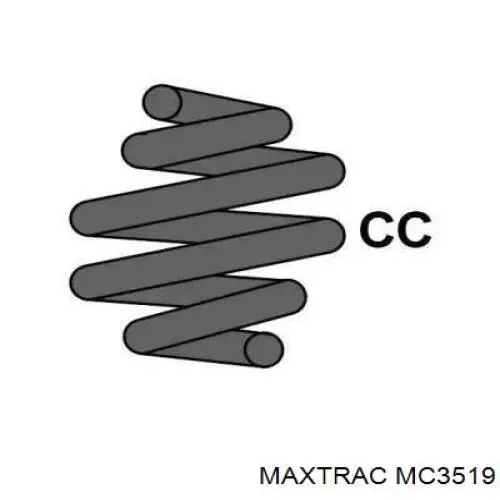 Пружина передня MC3519 Maxtrac