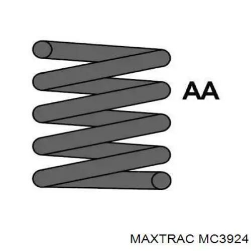 Пружина передня MC3924 Maxtrac