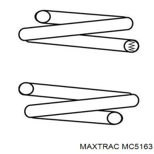 Пружина передня Maxtrac MC5163 ціна, від 38.33 USD