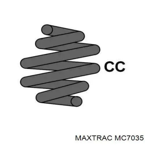 MC7035 Maxtrac Пружина підвіски задня