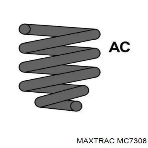 MC7308 Maxtrac Пружина амортизатора передняя