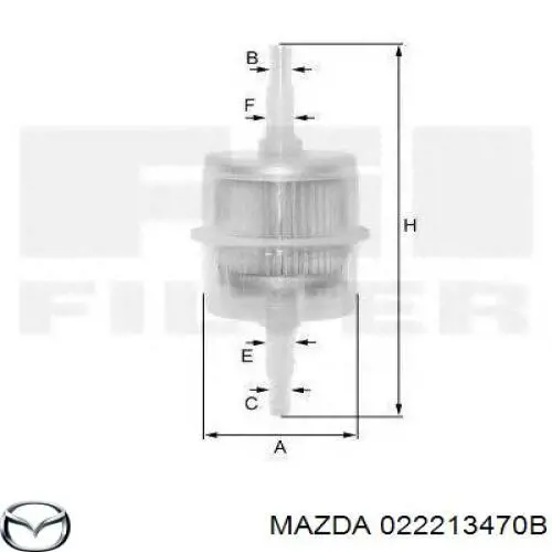 Фільтр тонкого очищення палива Mazda 022213470B ціна, від 0.88 USD