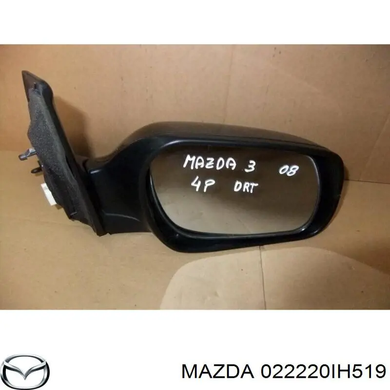 Дзеркало праве BP4L69120M08 Mazda