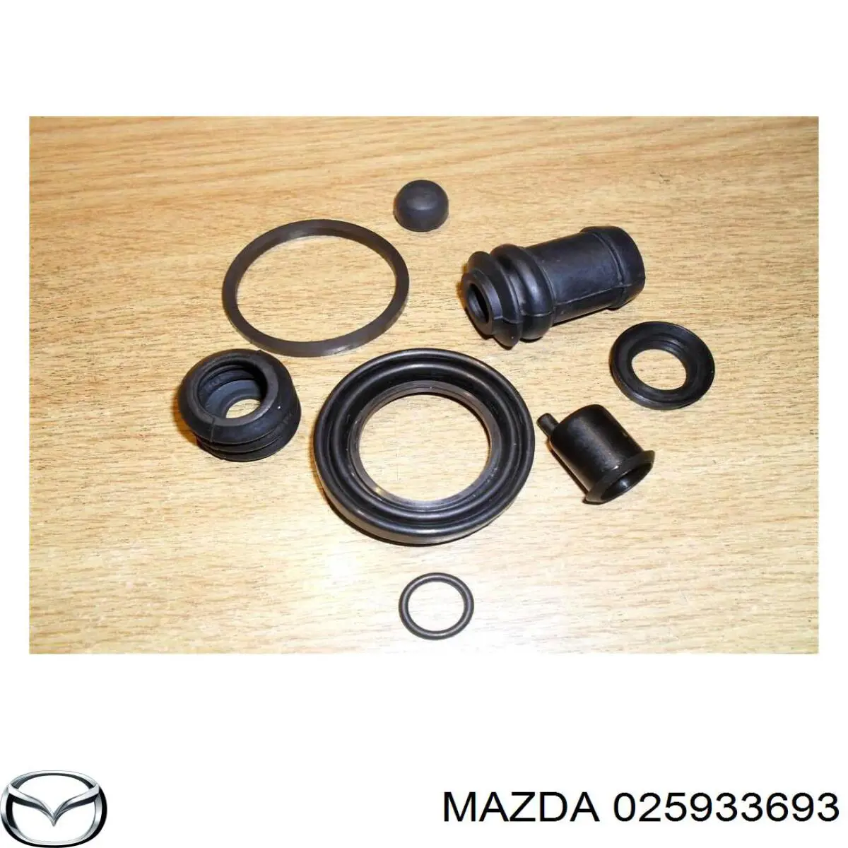 Штуцер прокачування супорту гальмівного, переднього 025933693 Mazda