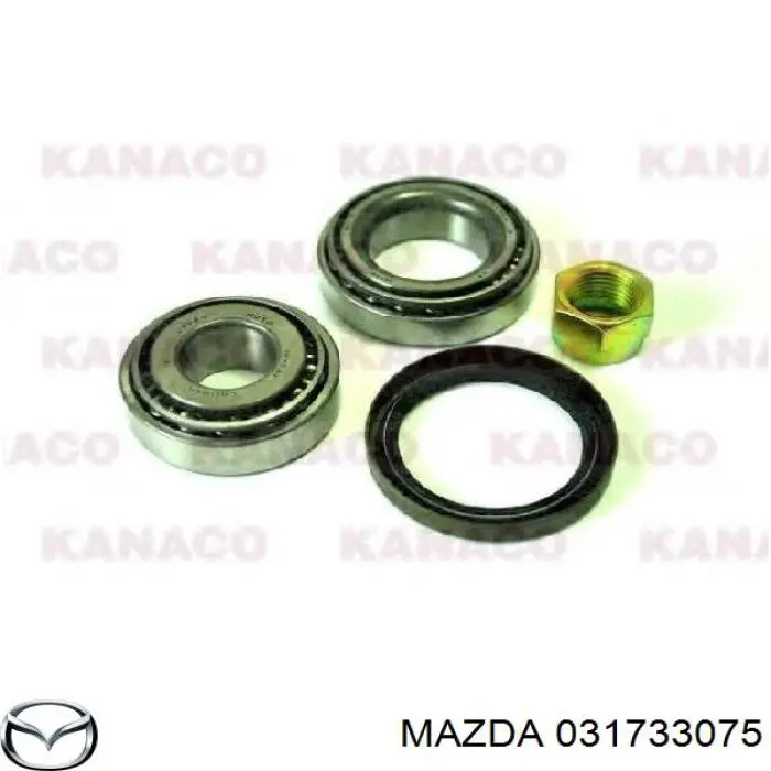 Підшипник ступиці задньої, зовнішній Mazda B00233047