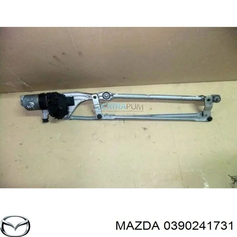 Двигун склоочисника лобового скла (трапеції) 4M5117508AB Ford