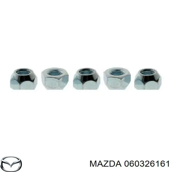 060326161 Mazda гайка колісна