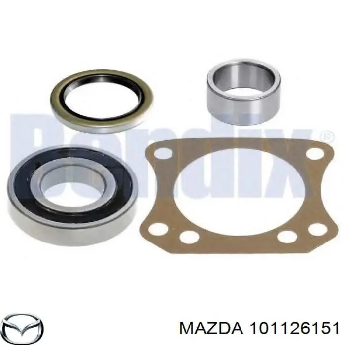 Підшипник маточини задньої Mazda 101126151 ціна, від 7.81 USD