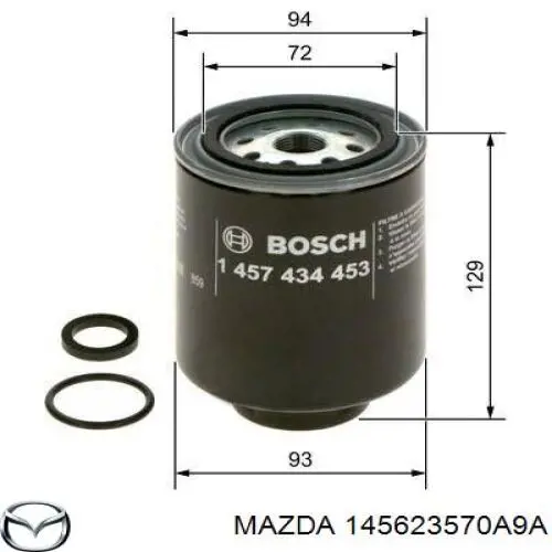 Фільтр тонкого очищення палива Mazda 145623570A9A ціна, від 7.46 USD