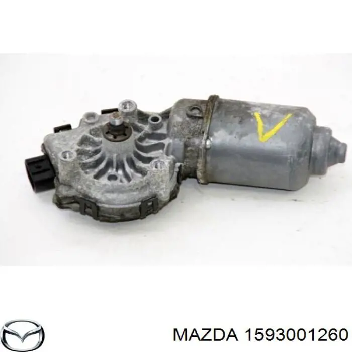 1593001260 Mazda двигун склоочисника лобового скла (трапеції)