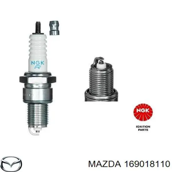 Свічки автомобільні Mazda 169018110 ціна, від 2.55 USD