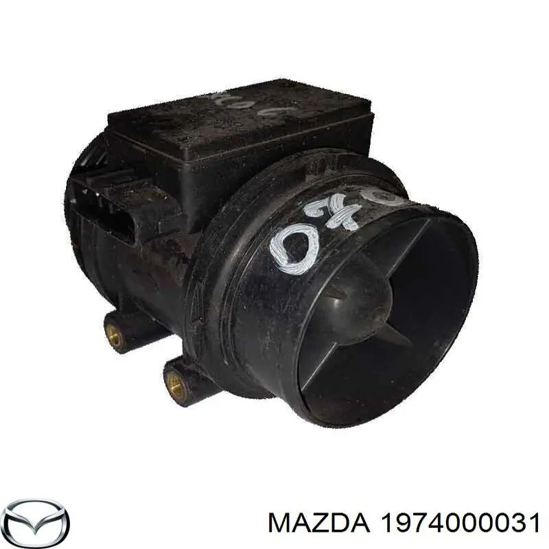 Датчик потоку (витрати) повітря, витратомір MAF - (Mass Airflow) Mazda MPV 1 (LV) (Мазда Мпв)