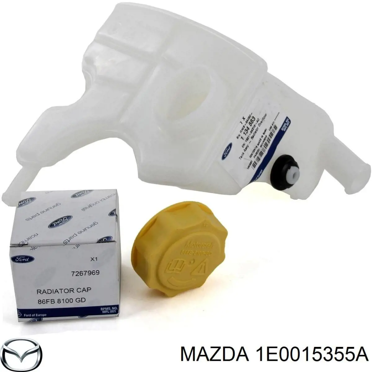 Кришка / пробка розширювального бачка Mazda 1E0015355A ціна, від 3.14 USD