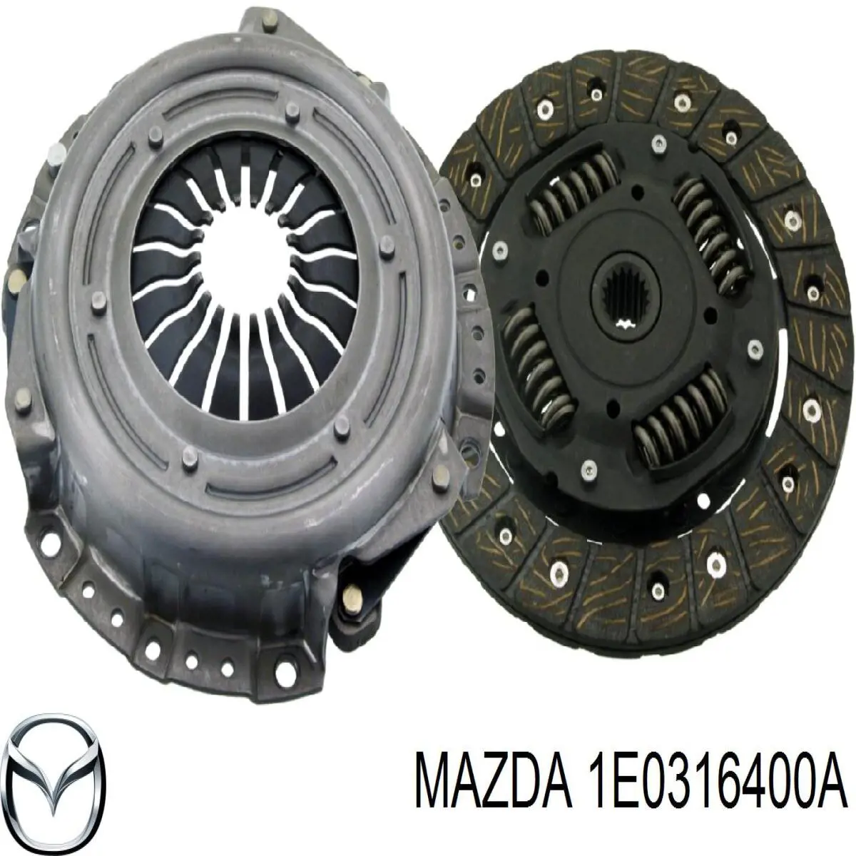 1E0316400A Mazda комплект зчеплення (3 частини)
