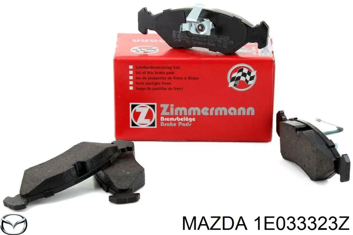 Колодки гальмівні передні, дискові 1E033323Z Mazda