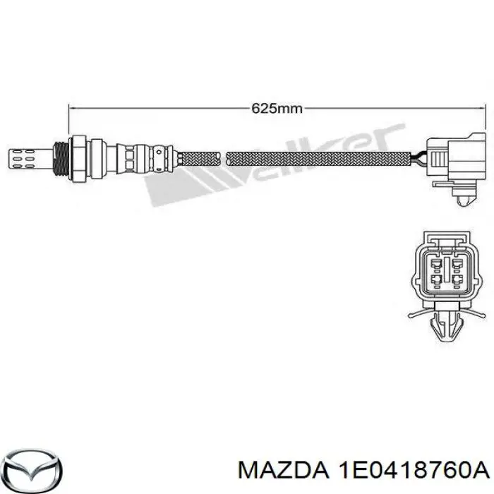 Купити 1E0418760A Mazda Датчик температури охолоджуючої рідини