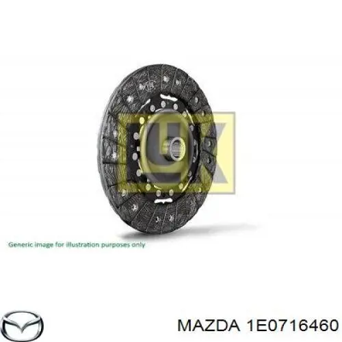 Диск зчеплення 1E0716460 Mazda