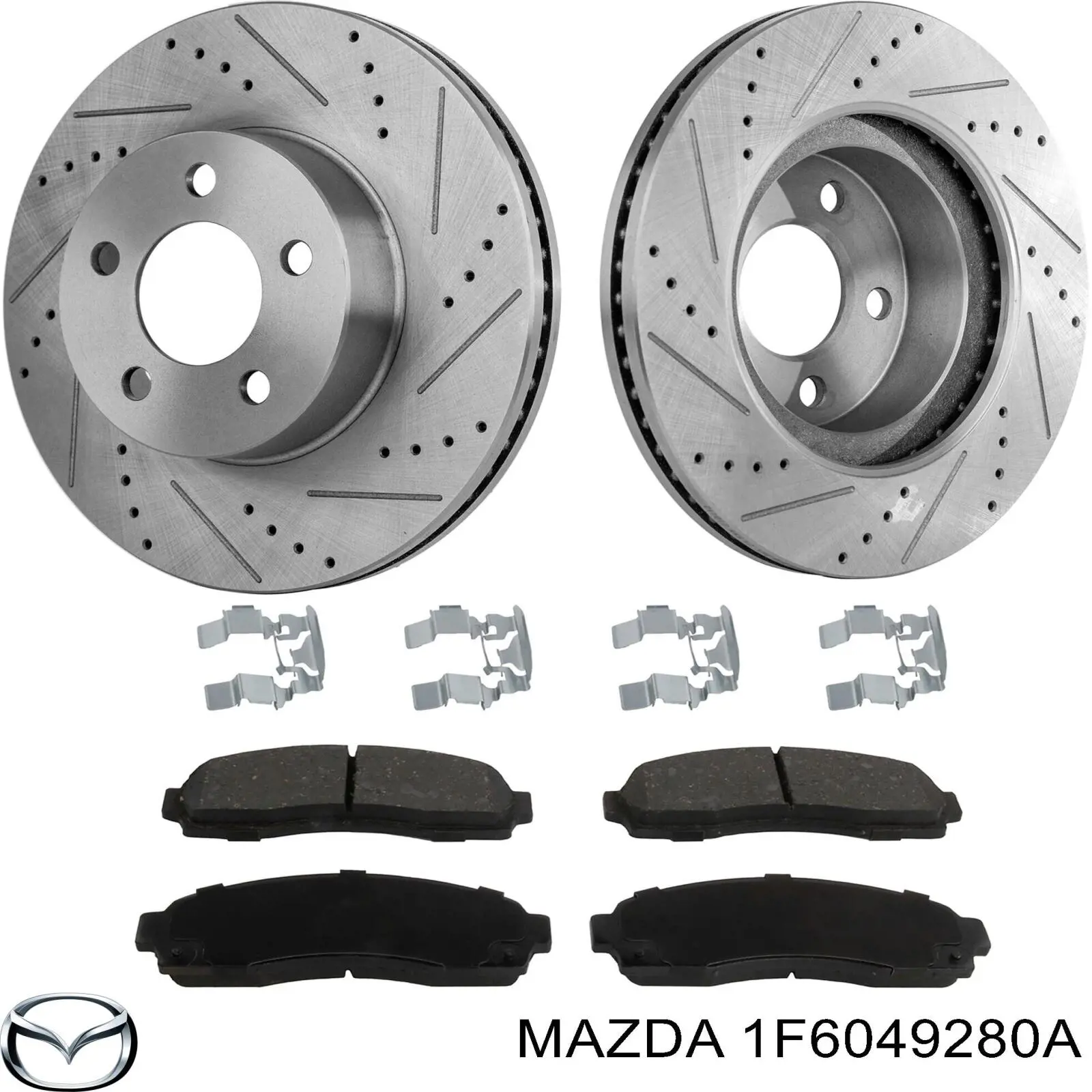 7U2Z2V001E Ford Передні гальмівні колодки