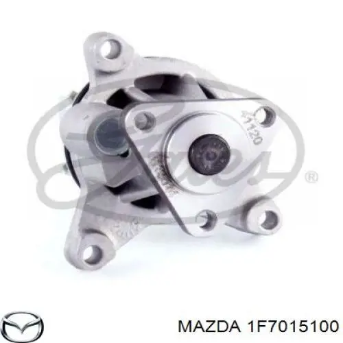 Помпа водяна, (насос) охолодження 1F7015100 Mazda