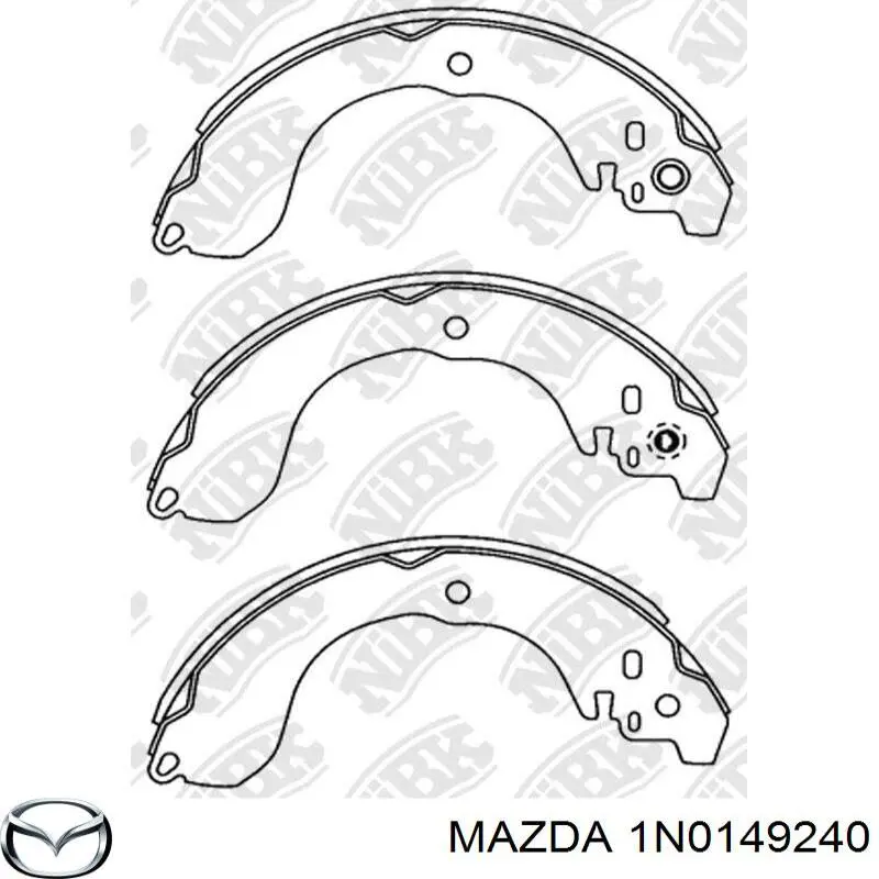 Колодки гальмові задні, барабанні 1N0149240 Mazda