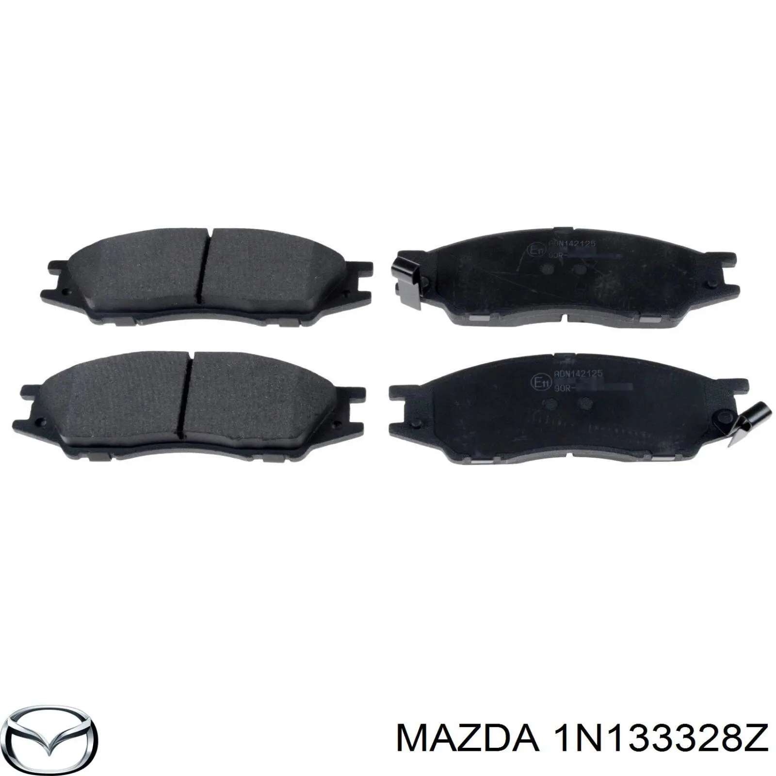 Колодки гальмівні передні, дискові 1N133328Z Mazda