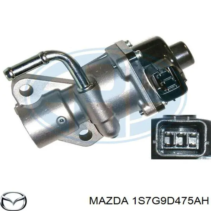 1S7G9D475AH Mazda клапан egr, рециркуляції газів