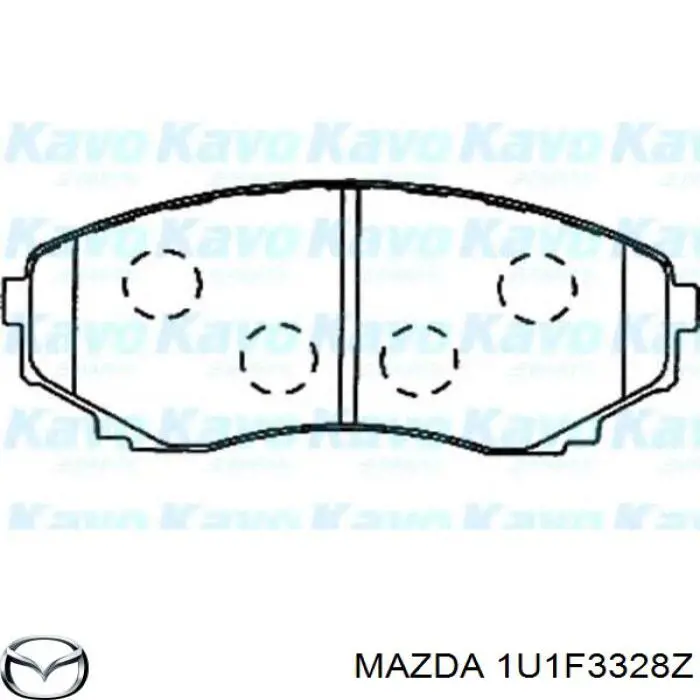 1U1F3328Z Mazda колодки гальмівні передні, дискові