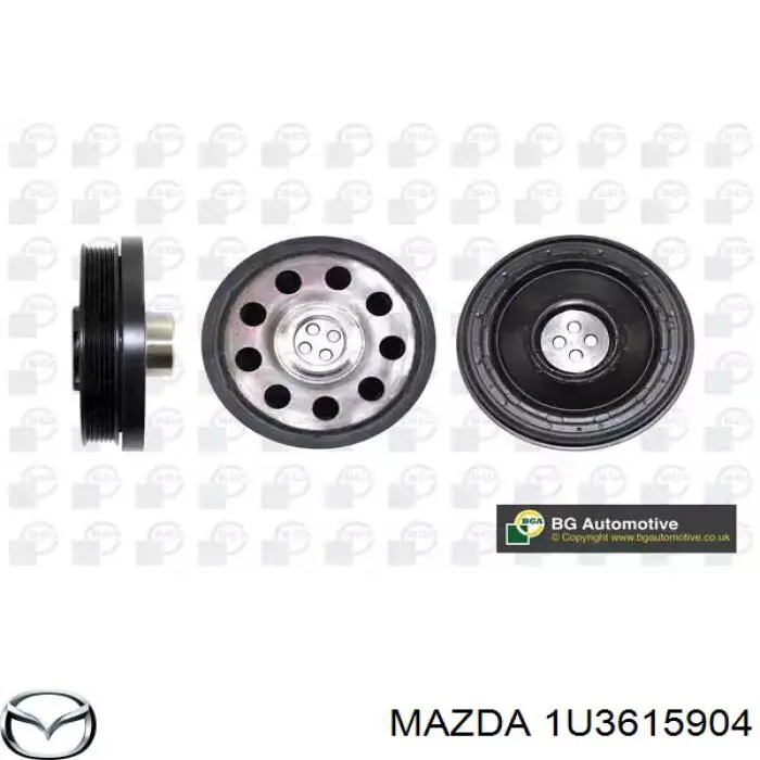 Ремінь генератора 1U3615904 Mazda