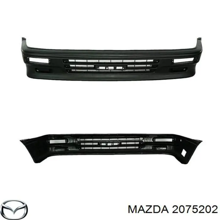 Бампер на авто Mazda 626 IV седан (GE) (1992 - 1997) ціна, від 69.32 USD